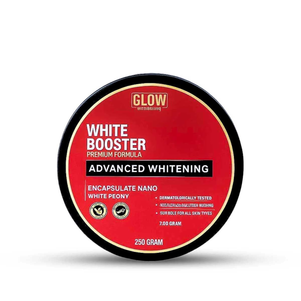 White Boster Red Gel